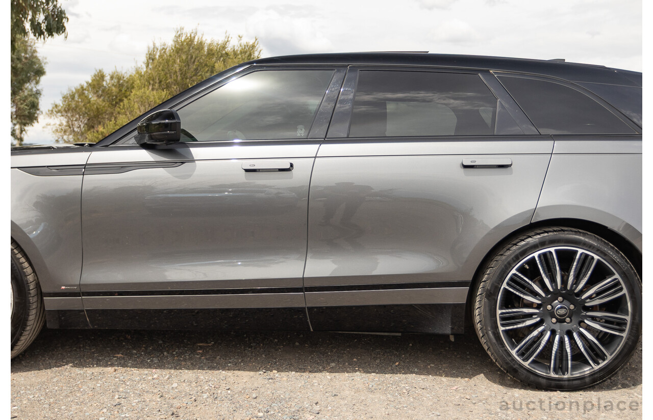 12/2017 Land Rover Range Rover Velar D300 HSE R-Dynamic (AWD) L560 MY18 4d Wagon Ammonite Grey Metallic Twin Turbo Diesel V6 3.0L