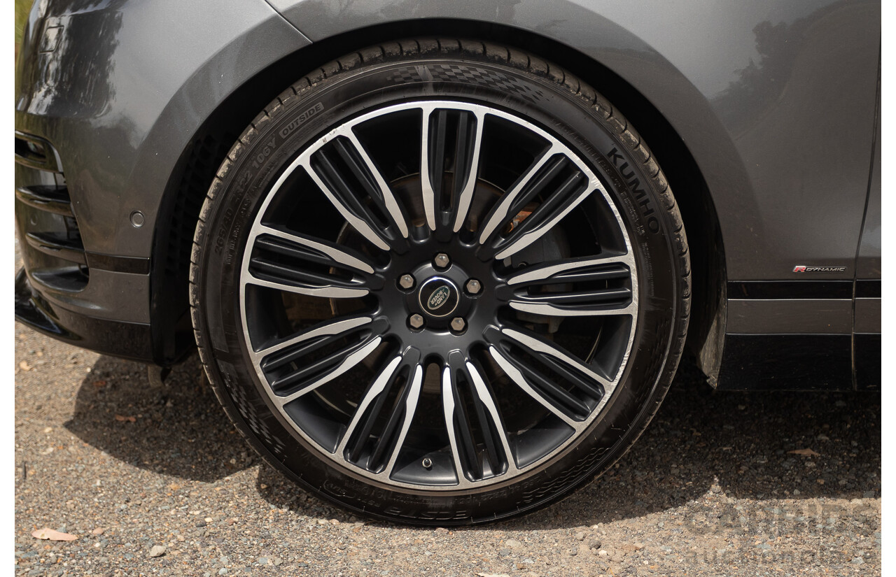 12/2017 Land Rover Range Rover Velar D300 HSE R-Dynamic (AWD) L560 MY18 4d Wagon Ammonite Grey Metallic Twin Turbo Diesel V6 3.0L