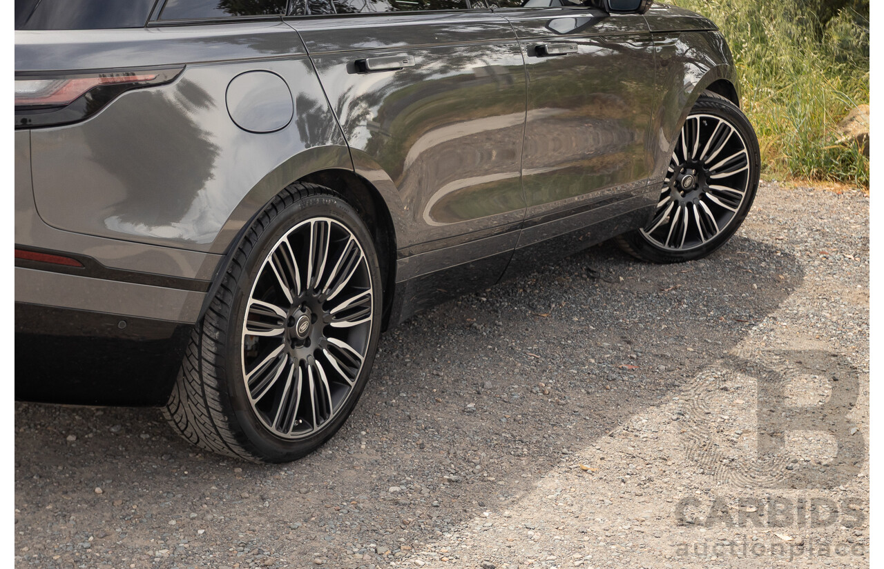 12/2017 Land Rover Range Rover Velar D300 HSE R-Dynamic (AWD) L560 MY18 4d Wagon Ammonite Grey Metallic Twin Turbo Diesel V6 3.0L