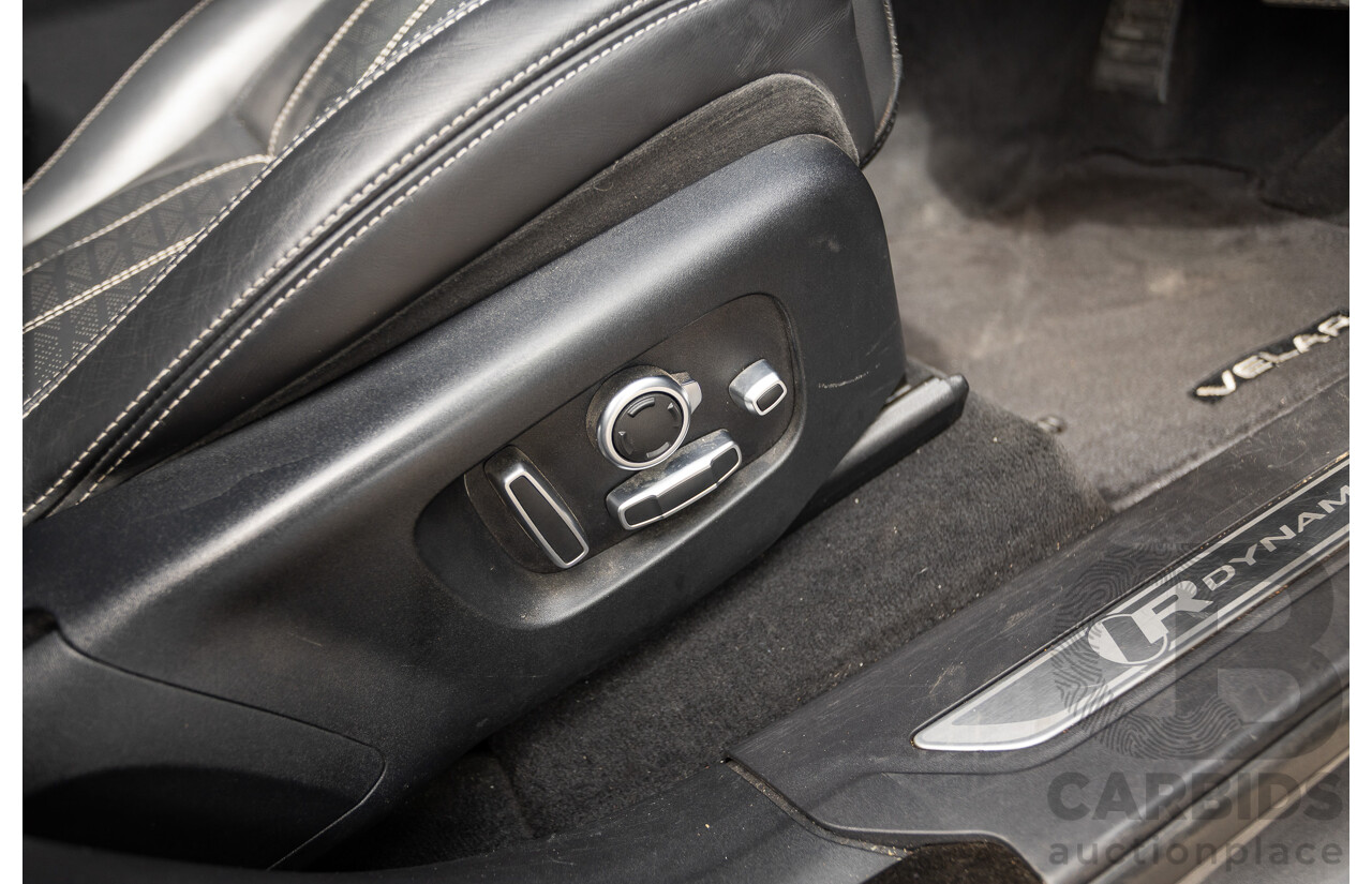 12/2017 Land Rover Range Rover Velar D300 HSE R-Dynamic (AWD) L560 MY18 4d Wagon Ammonite Grey Metallic Twin Turbo Diesel V6 3.0L