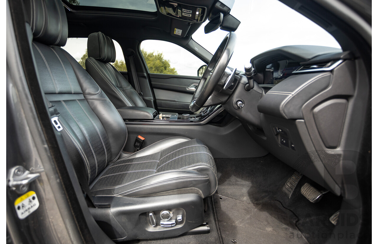 12/2017 Land Rover Range Rover Velar D300 HSE R-Dynamic (AWD) L560 MY18 4d Wagon Ammonite Grey Metallic Twin Turbo Diesel V6 3.0L