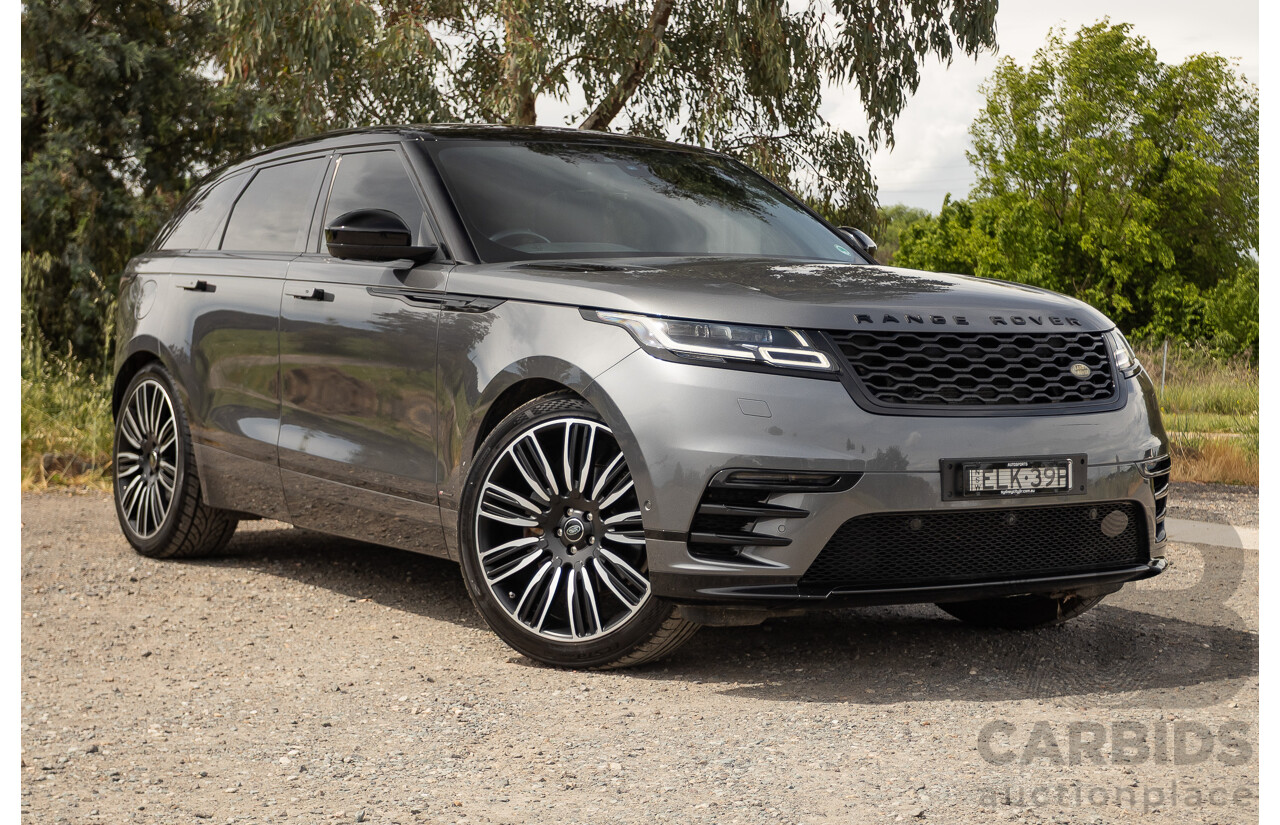 12/2017 Land Rover Range Rover Velar D300 HSE R-Dynamic (AWD) L560 MY18 4d Wagon Ammonite Grey Metallic Twin Turbo Diesel V6 3.0L
