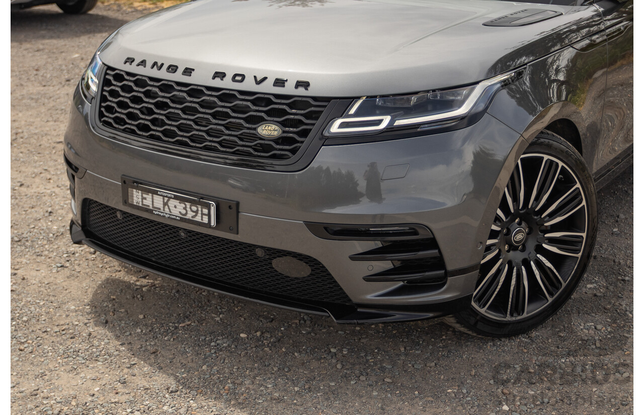 12/2017 Land Rover Range Rover Velar D300 HSE R-Dynamic (AWD) L560 MY18 4d Wagon Ammonite Grey Metallic Twin Turbo Diesel V6 3.0L