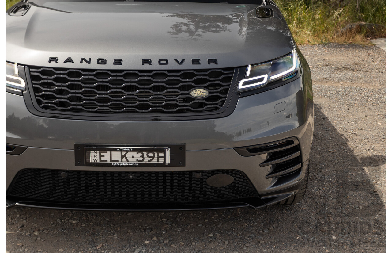 12/2017 Land Rover Range Rover Velar D300 HSE R-Dynamic (AWD) L560 MY18 4d Wagon Ammonite Grey Metallic Twin Turbo Diesel V6 3.0L