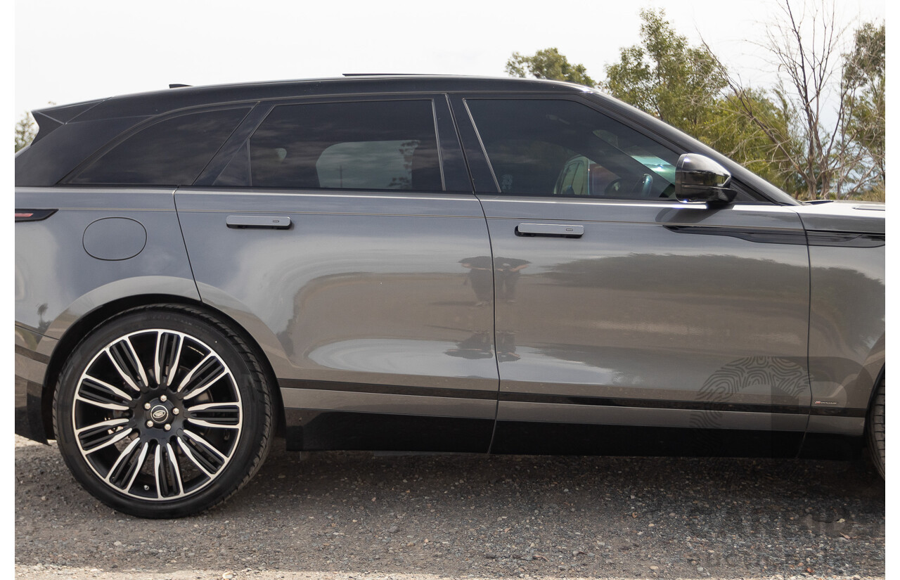 12/2017 Land Rover Range Rover Velar D300 HSE R-Dynamic (AWD) L560 MY18 4d Wagon Ammonite Grey Metallic Twin Turbo Diesel V6 3.0L