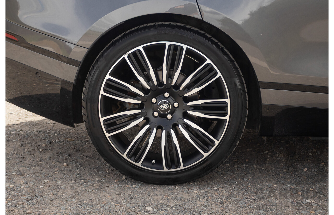 12/2017 Land Rover Range Rover Velar D300 HSE R-Dynamic (AWD) L560 MY18 4d Wagon Ammonite Grey Metallic Twin Turbo Diesel V6 3.0L