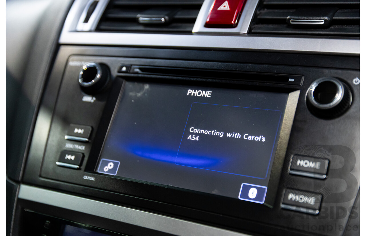 03/2016 Subaru Outback 2.0D AWD AWD MY16 4D Wagon Dark Grey Metallic Turbo Diesel 2.0L