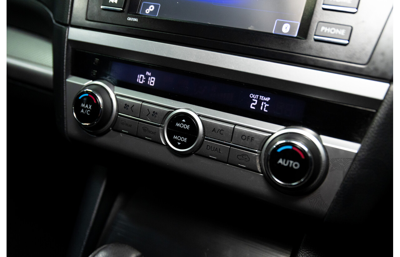 03/2016 Subaru Outback 2.0D AWD AWD MY16 4D Wagon Dark Grey Metallic Turbo Diesel 2.0L