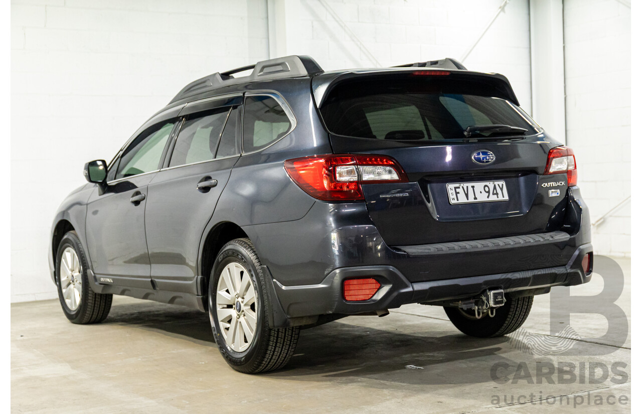 03/2016 Subaru Outback 2.0D AWD AWD MY16 4D Wagon Dark Grey Metallic Turbo Diesel 2.0L