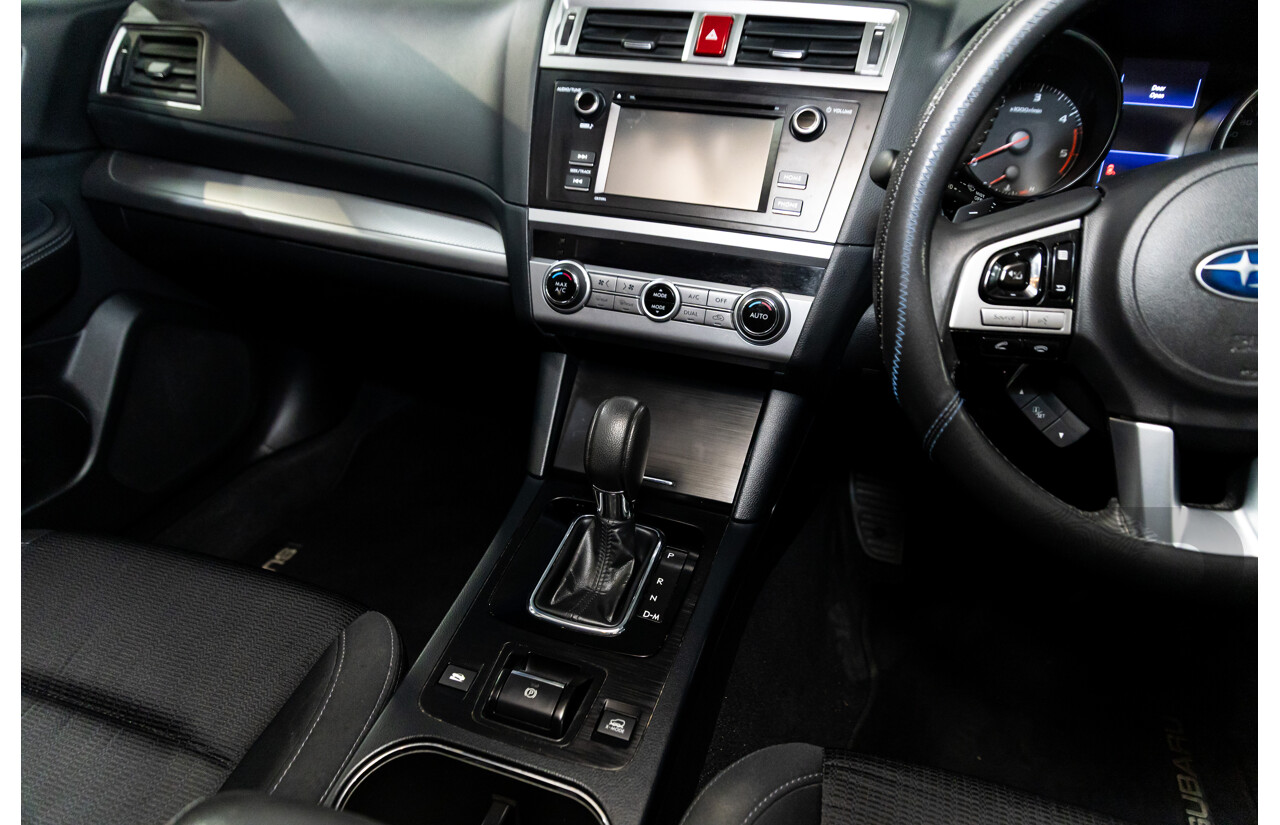 03/2016 Subaru Outback 2.0D AWD AWD MY16 4D Wagon Dark Grey Metallic Turbo Diesel 2.0L