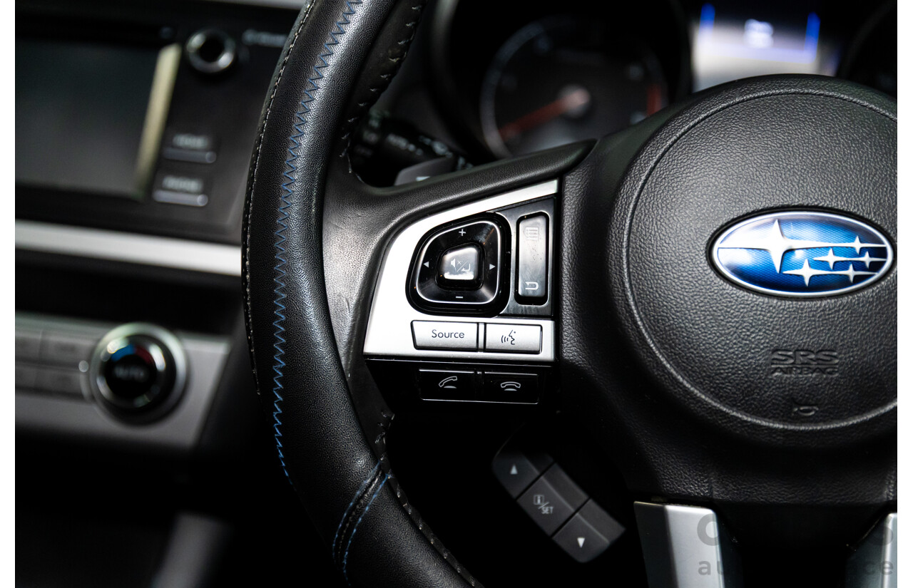 03/2016 Subaru Outback 2.0D AWD AWD MY16 4D Wagon Dark Grey Metallic Turbo Diesel 2.0L