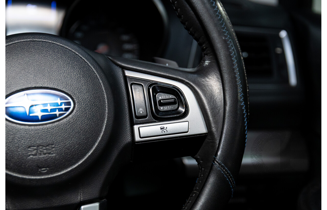 03/2016 Subaru Outback 2.0D AWD AWD MY16 4D Wagon Dark Grey Metallic Turbo Diesel 2.0L