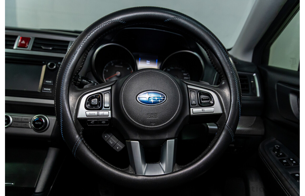 03/2016 Subaru Outback 2.0D AWD AWD MY16 4D Wagon Dark Grey Metallic Turbo Diesel 2.0L