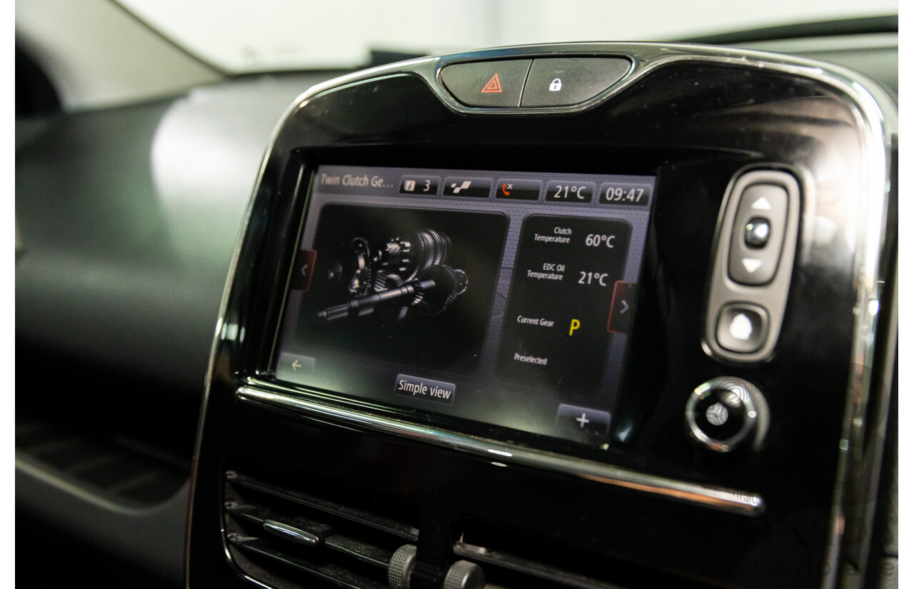 9/2014 Renault Clio RS 200 Sport X98 5d Hatchback Deep Black Metallic Turbo 1.6L