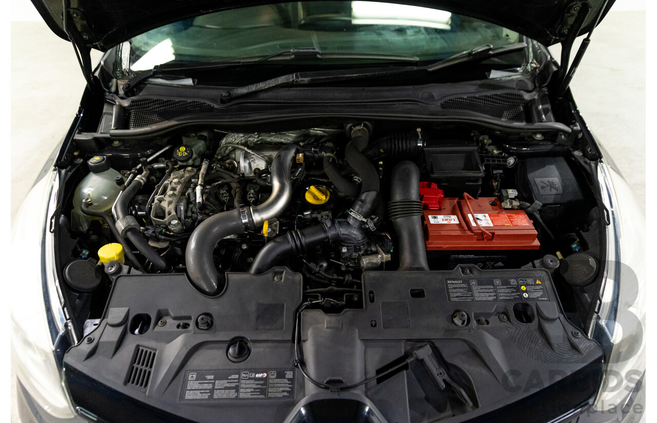 9/2014 Renault Clio RS 200 Sport X98 5d Hatchback Deep Black Metallic Turbo 1.6L