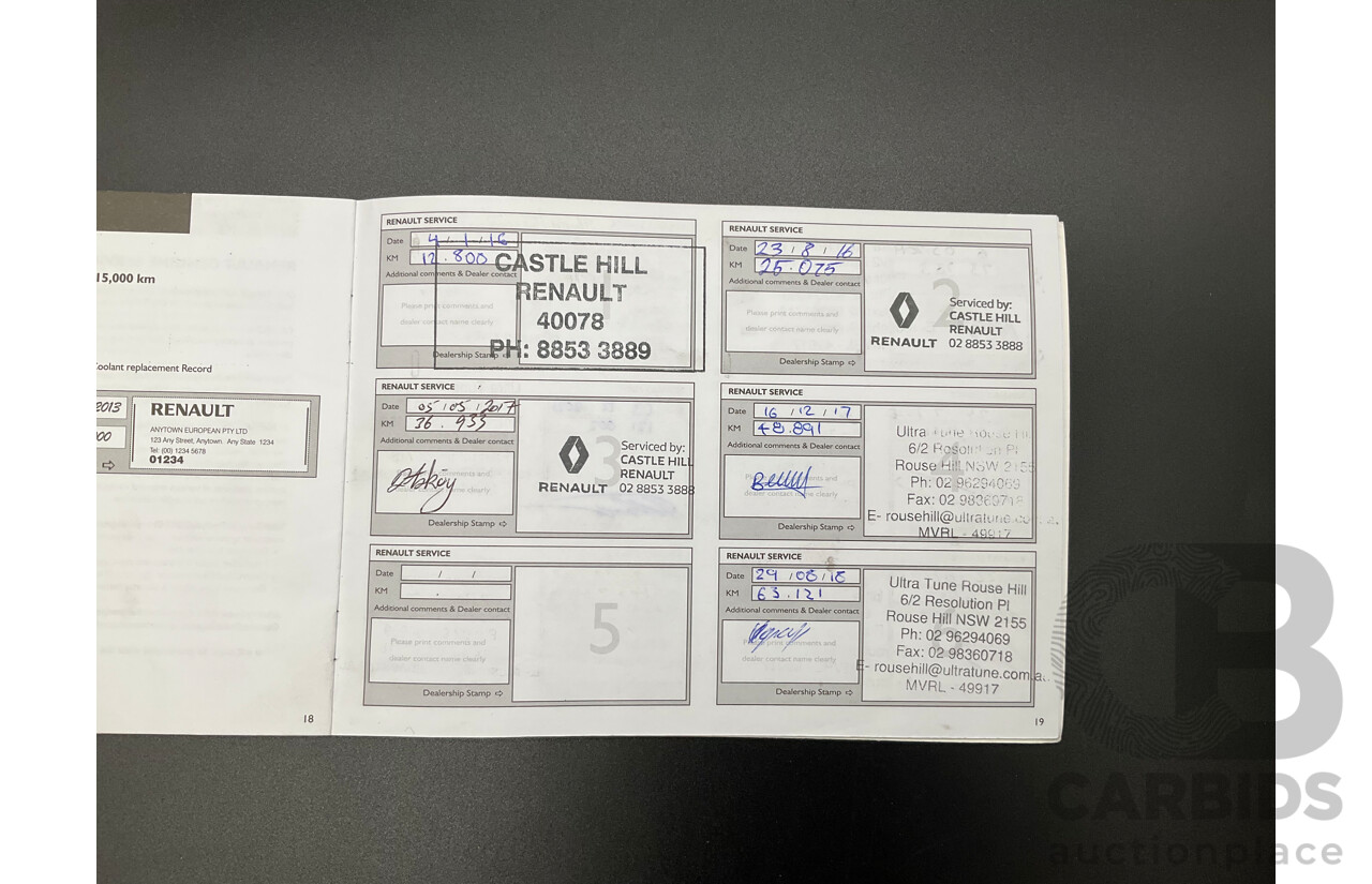 9/2014 Renault Clio RS 200 Sport X98 5d Hatchback Deep Black Metallic Turbo 1.6L