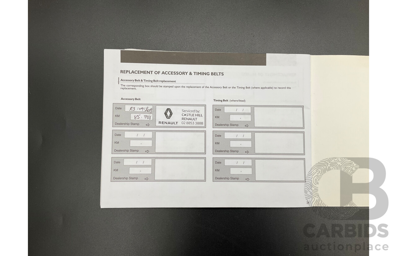 9/2014 Renault Clio RS 200 Sport X98 5d Hatchback Deep Black Metallic Turbo 1.6L