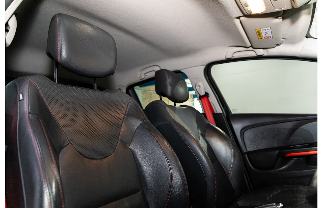 9/2014 Renault Clio RS 200 Sport X98 5d Hatchback Deep Black Metallic Turbo 1.6L