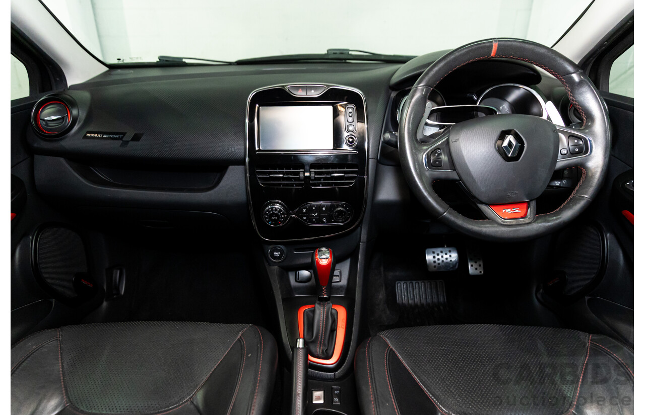 9/2014 Renault Clio RS 200 Sport X98 5d Hatchback Deep Black Metallic Turbo 1.6L