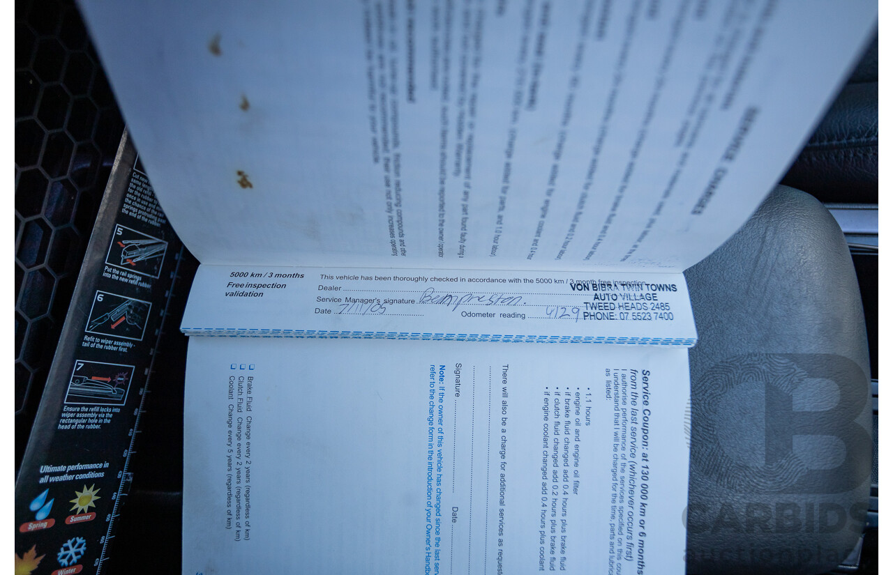 8/2005 Holden Commodore SS VZ Utility Heron White 5.7L V8