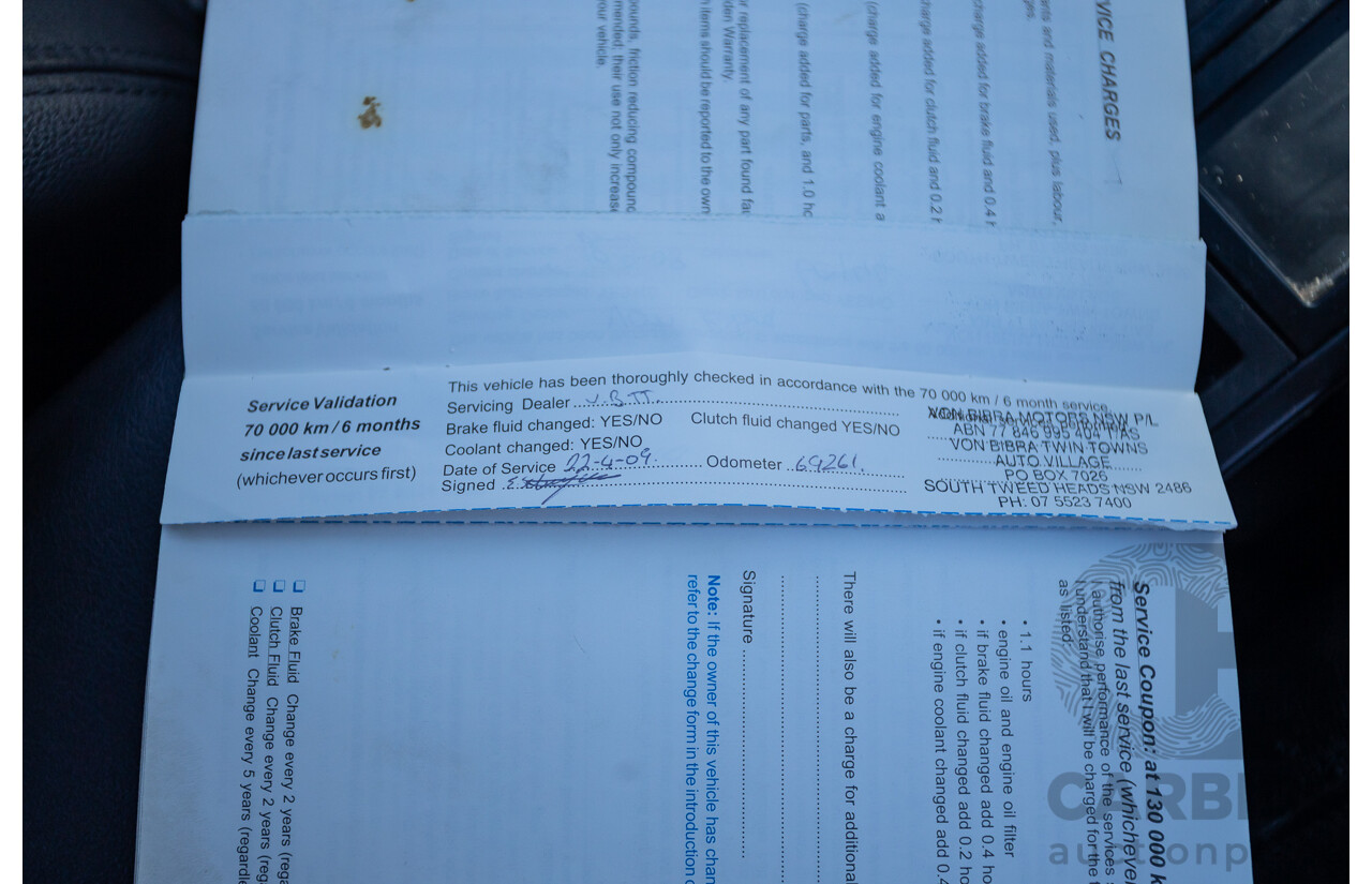 8/2005 Holden Commodore SS VZ Utility Heron White 5.7L V8