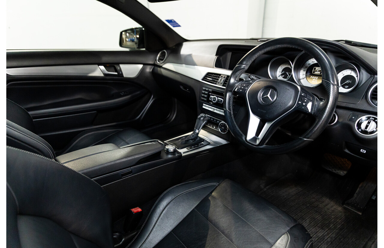 7/2012 Mercedes-Benz C250 CDI BE W204 MY11 2d Coupe Magnetite Black Metallic Turbo Diesel 2.1L
