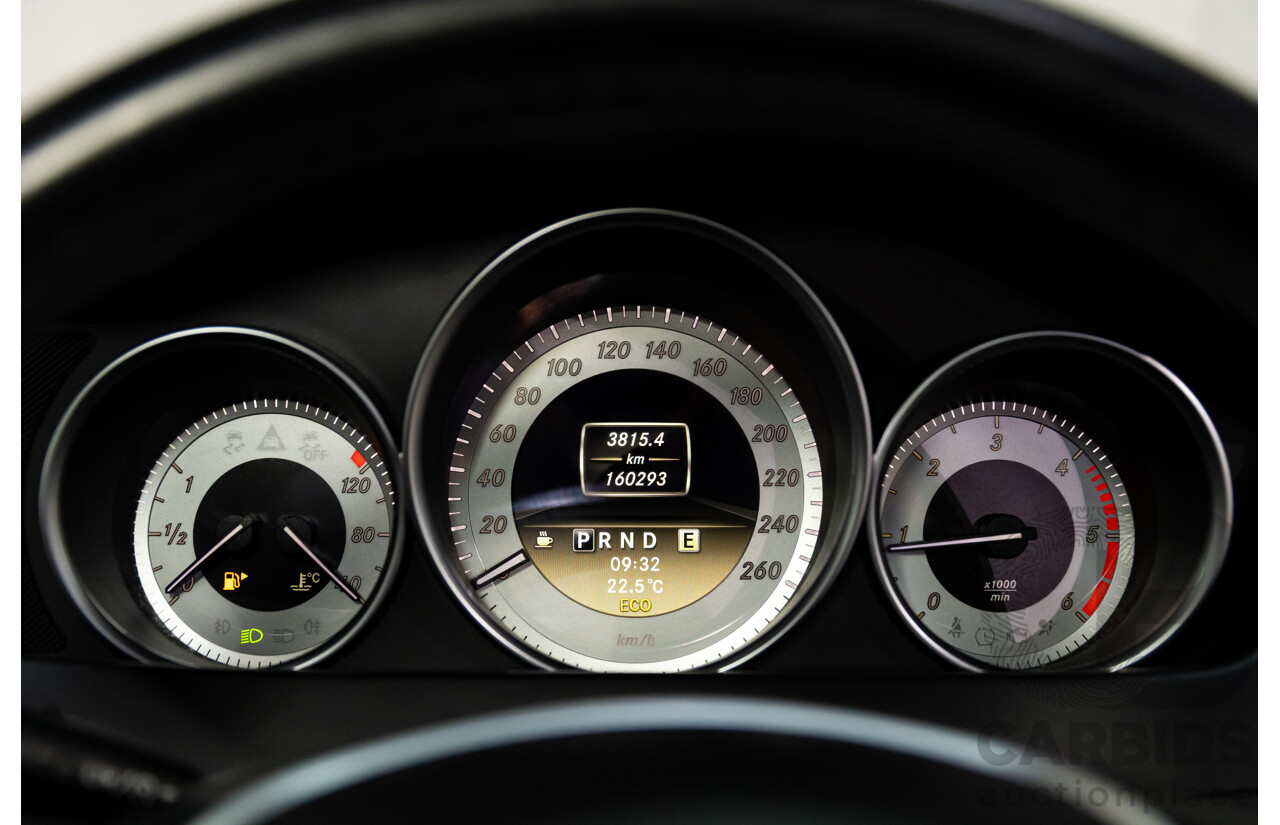 7/2012 Mercedes-Benz C250 CDI BE W204 MY11 2d Coupe Magnetite Black Metallic Turbo Diesel 2.1L