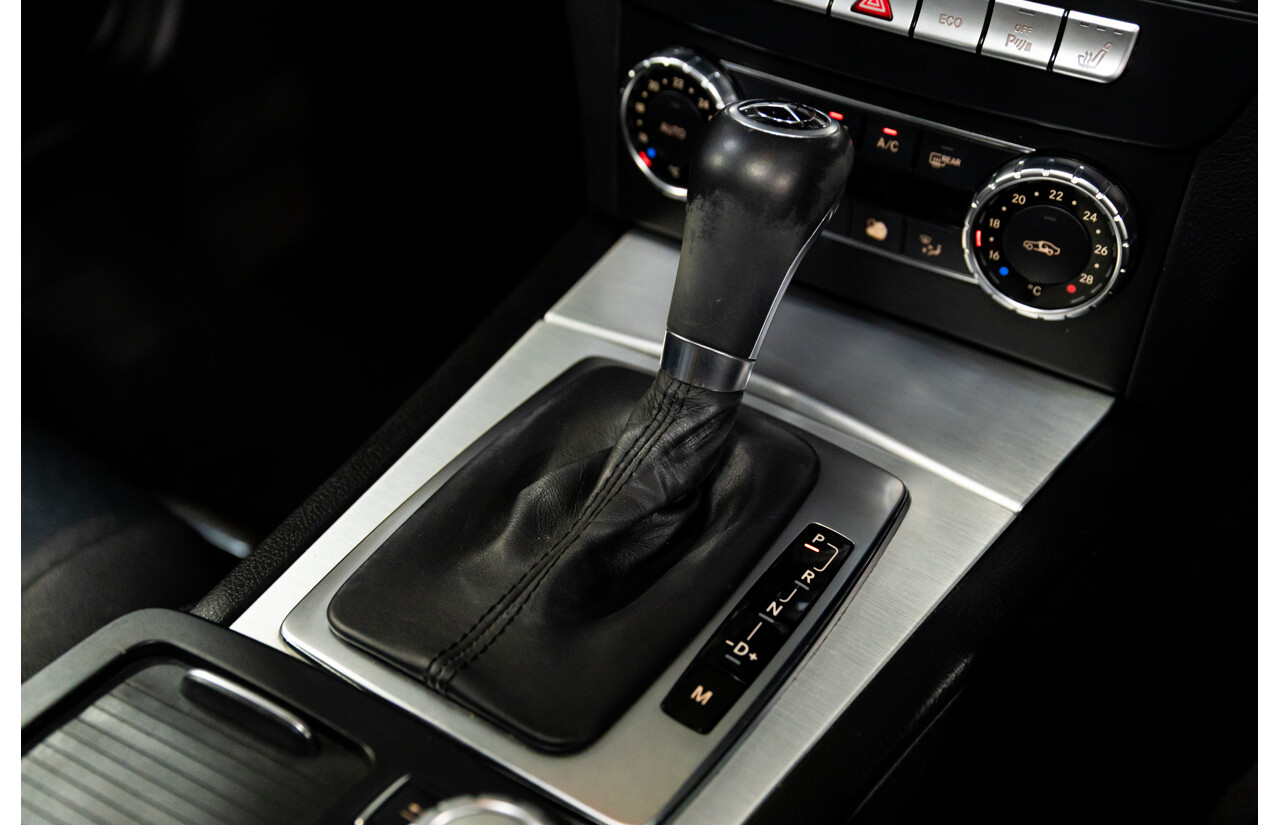 7/2012 Mercedes-Benz C250 CDI BE W204 MY11 2d Coupe Magnetite Black Metallic Turbo Diesel 2.1L