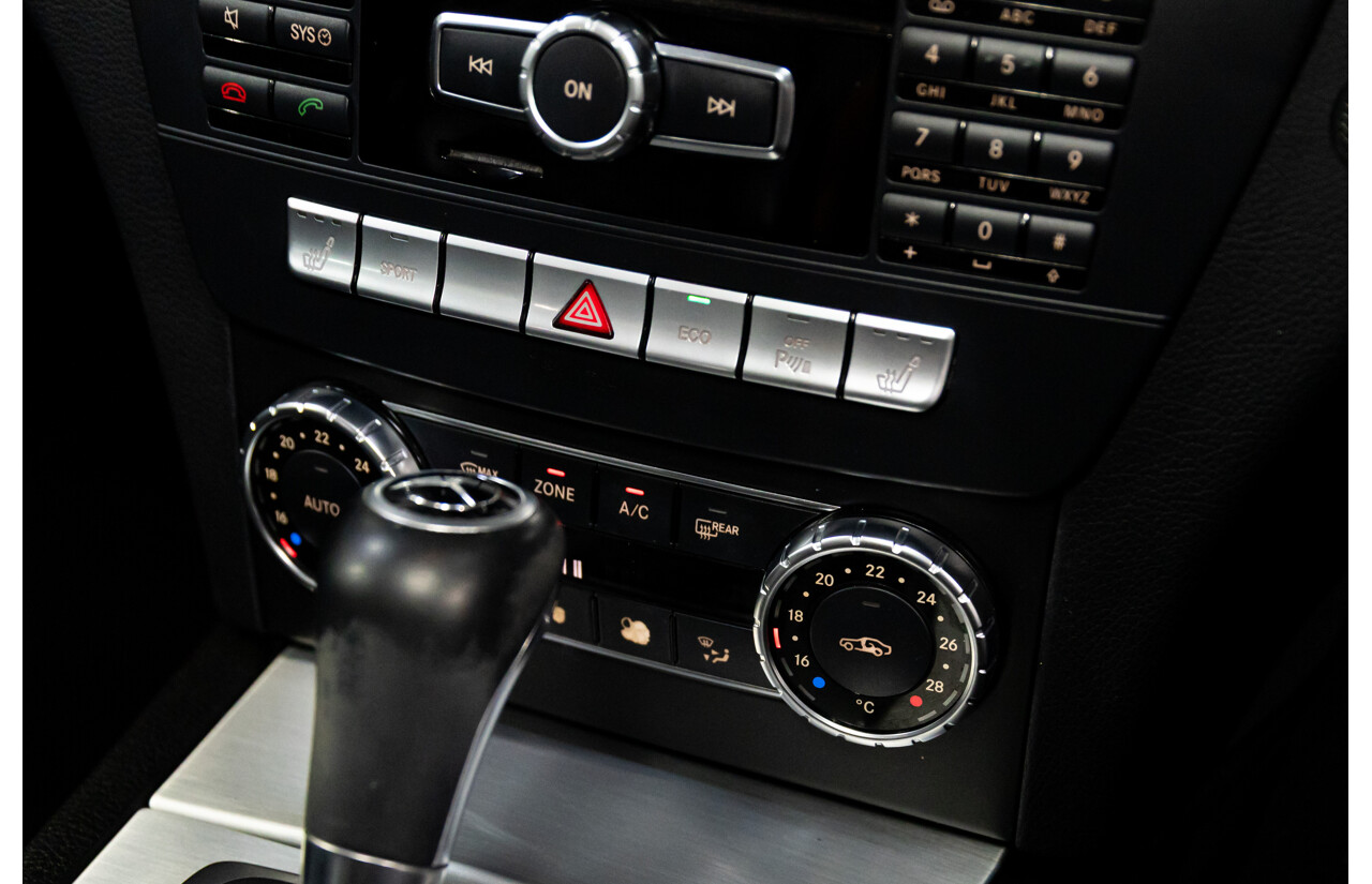 7/2012 Mercedes-Benz C250 CDI BE W204 MY11 2d Coupe Magnetite Black Metallic Turbo Diesel 2.1L