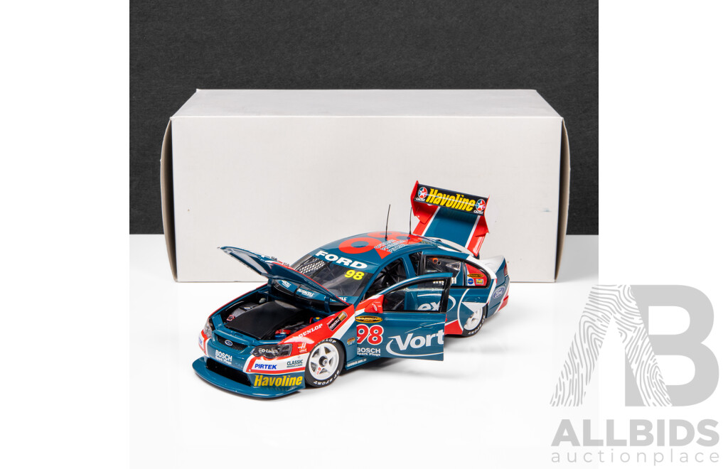 Classic Carlectables 2004 Ford BA Falcon V8 Supercar Stone Brothers Racing Vortex Ingall #98 1:18 Scale Model Car