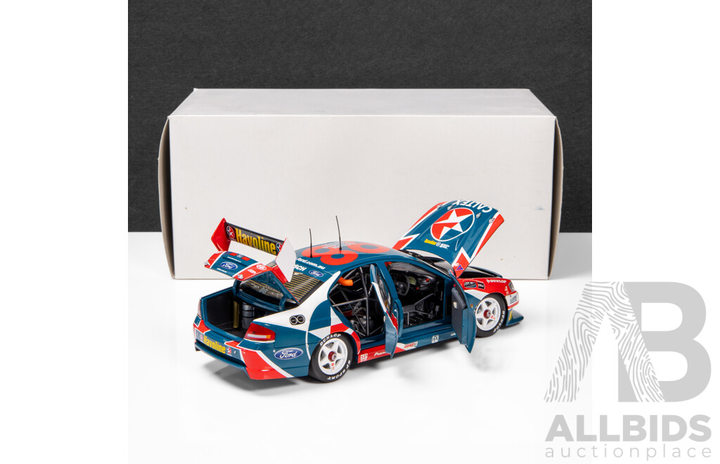 Classic Carlectables 2004 Ford BA Falcon V8 Supercar Stone Brothers Racing Vortex Ingall #98 1:18 Scale Model Car