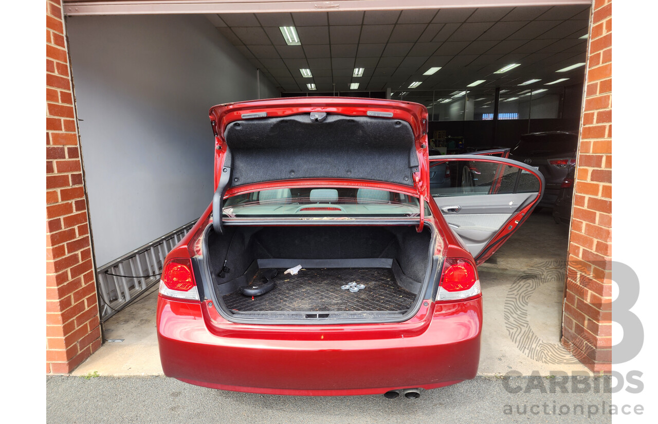 1/2010 Honda Civic VTi MY10 4d Sedan Maroon 1.8L