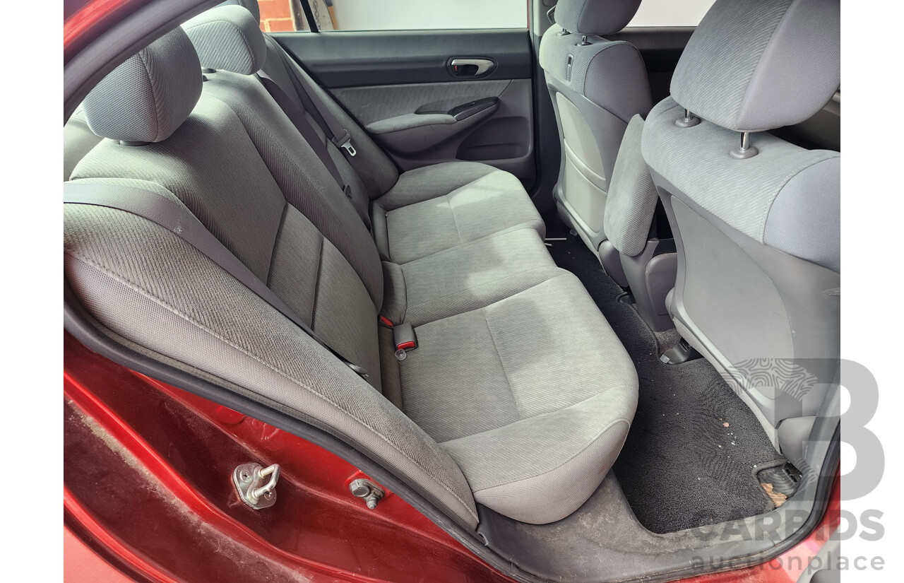 1/2010 Honda Civic VTi MY10 4d Sedan Maroon 1.8L