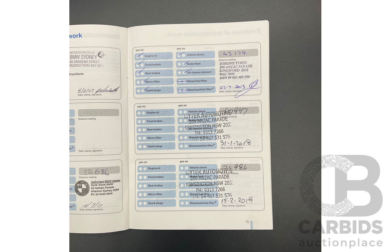 2/2007 BMW 320i Executive E90 4d Sedan Black Sapphire Metallic 2.0L