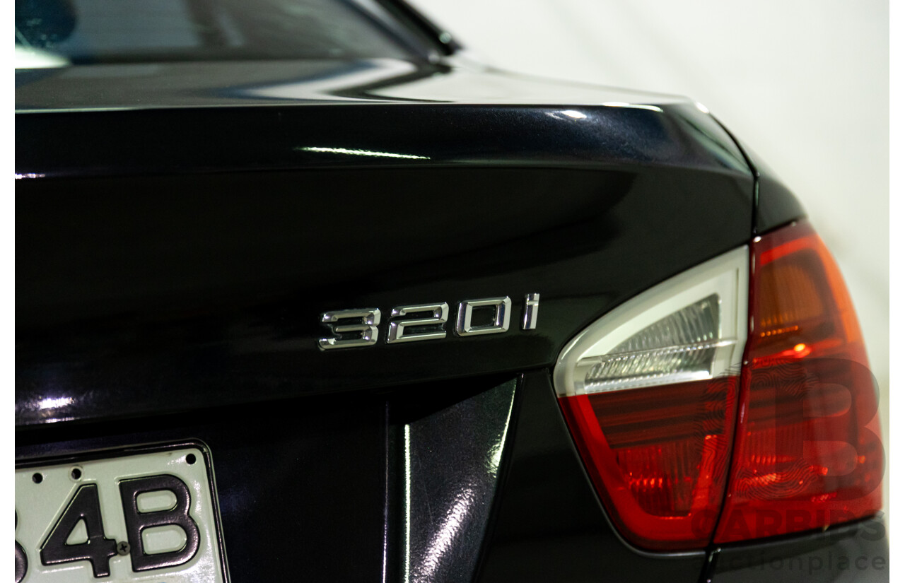 2/2007 BMW 320i Executive E90 4d Sedan Black Sapphire Metallic 2.0L