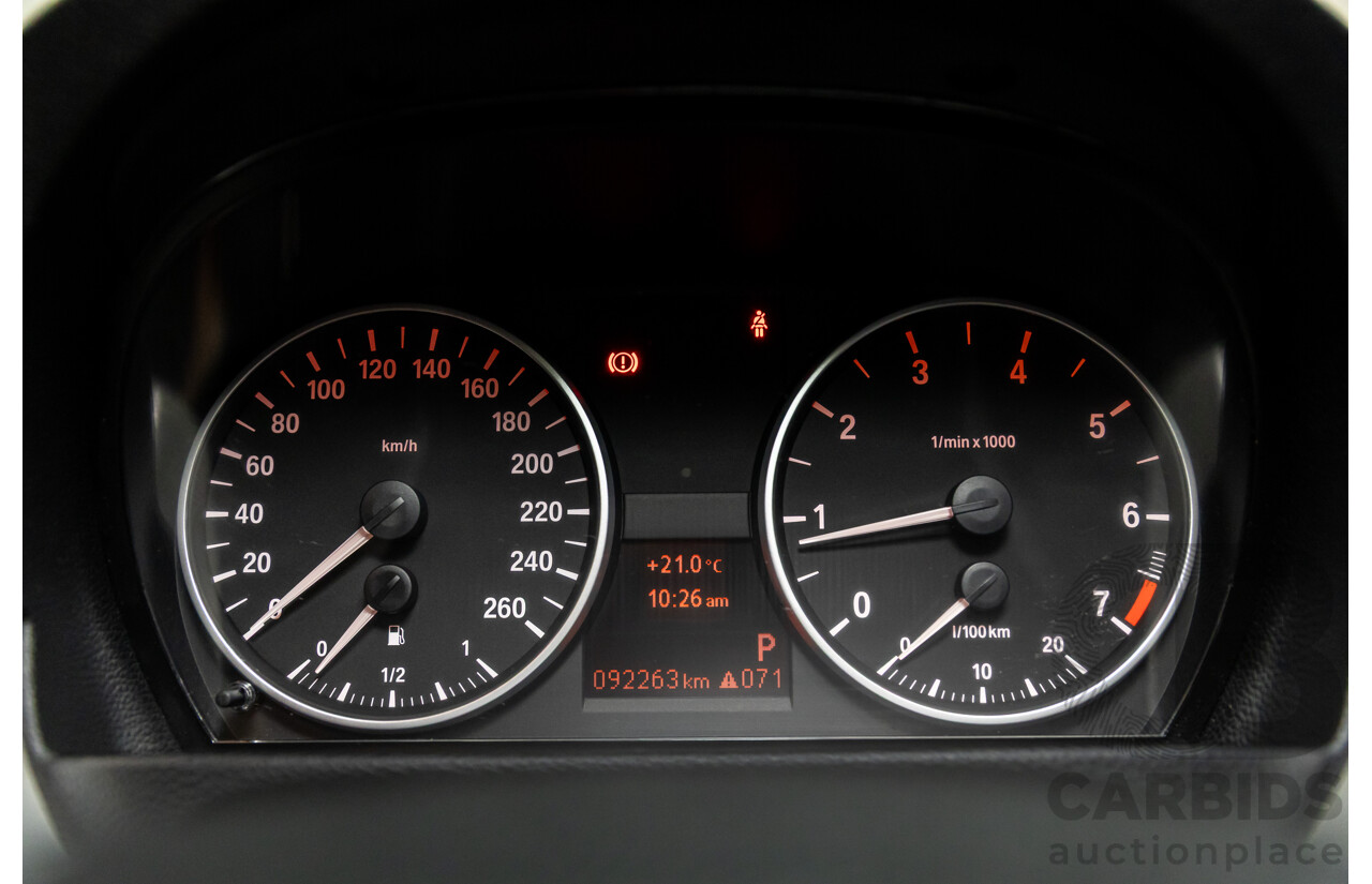 2/2007 BMW 320i Executive E90 4d Sedan Black Sapphire Metallic 2.0L