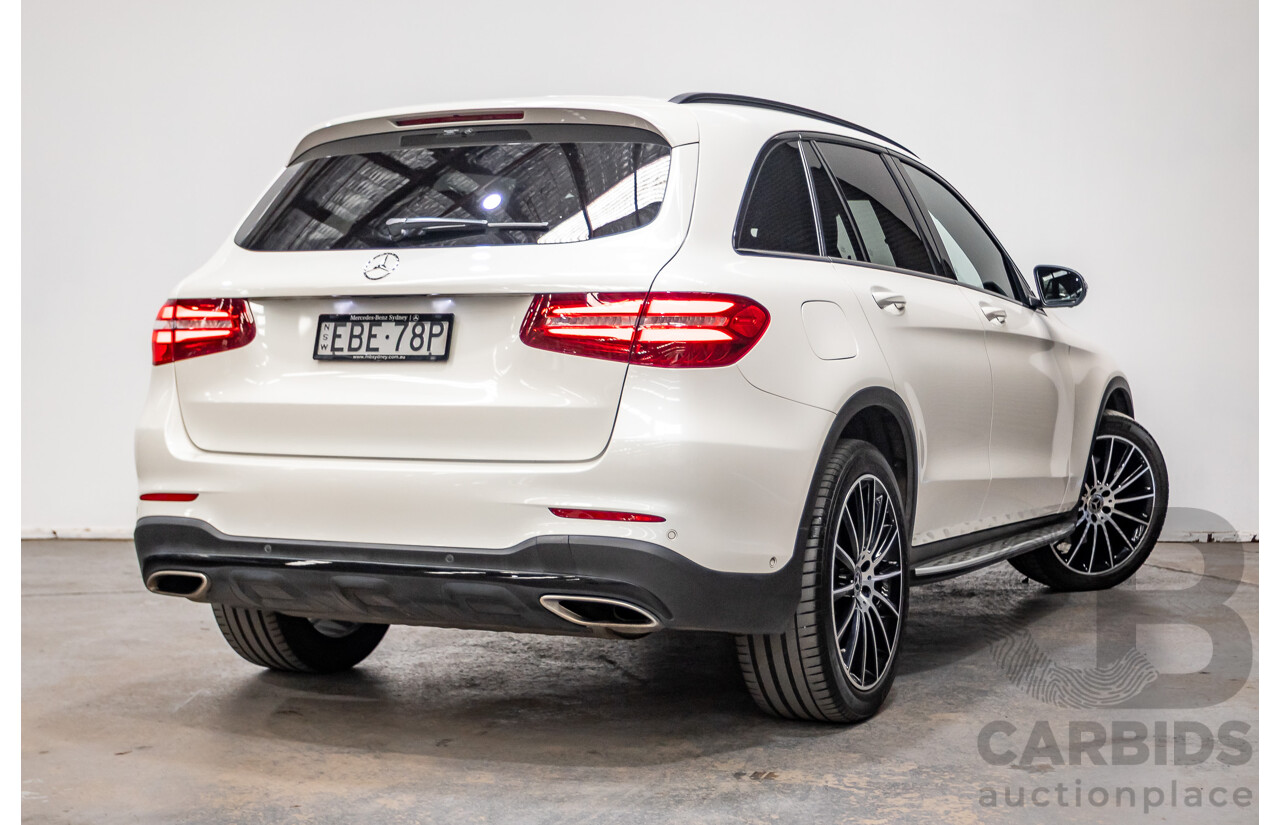 03/2019 Mercedes-Benz GLC200 (AWD) X253 MY19.5 4D Wagon Diamond White Turbo 2.0L