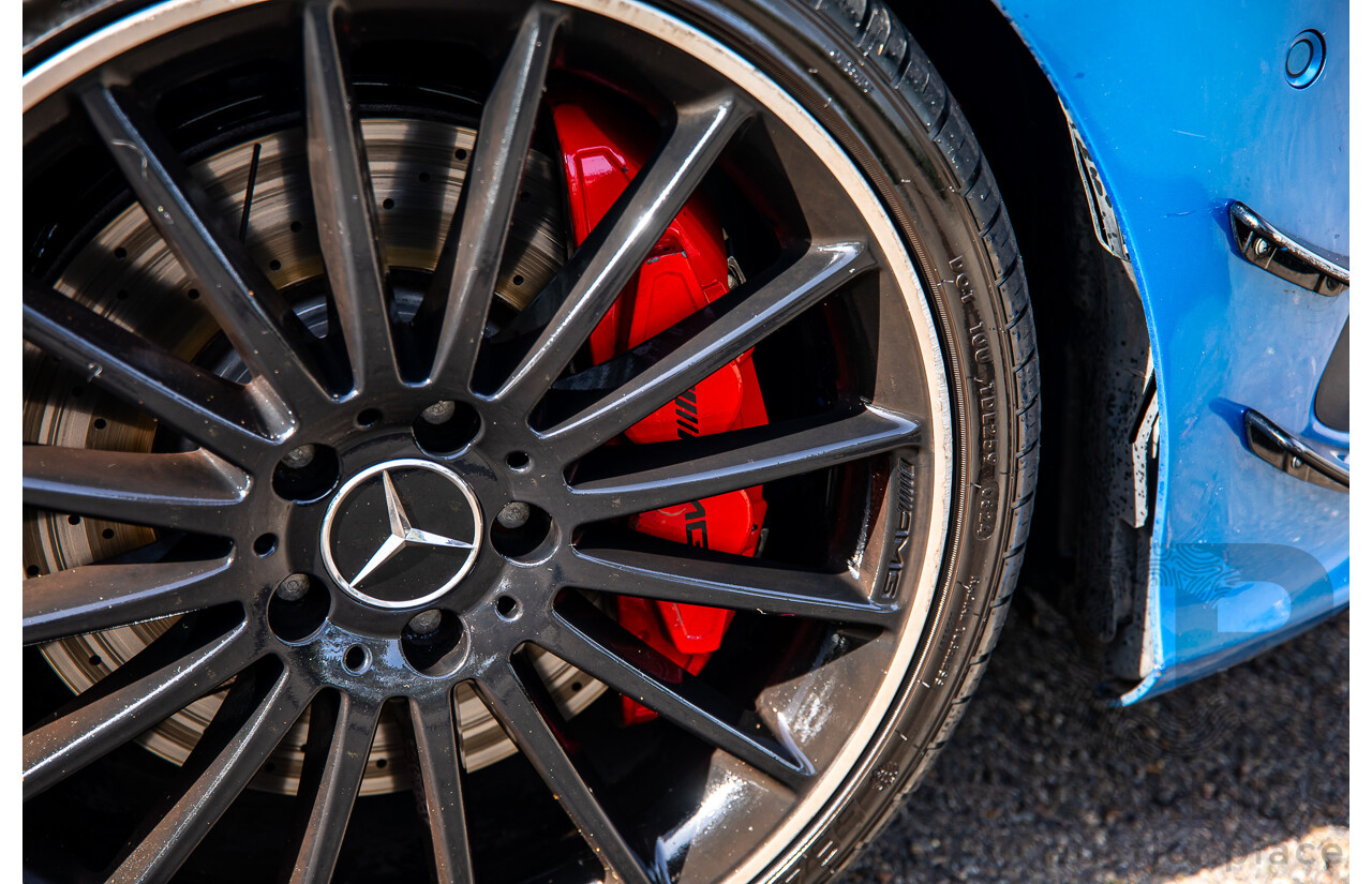 1/2015 Mercedes-Benz A45 AMG 176 MY15 5d Hatchback South Sea Blue Metallic Turbo 2.0L