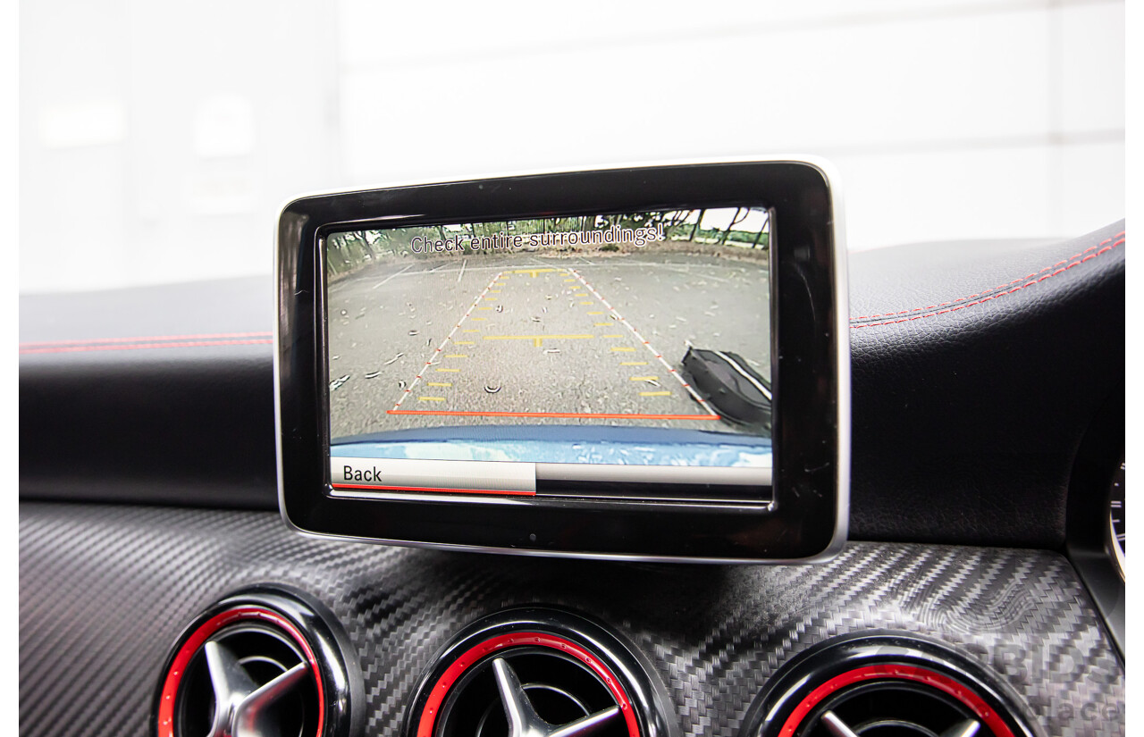 1/2015 Mercedes-Benz A45 AMG 176 MY15 5d Hatchback South Sea Blue Metallic Turbo 2.0L