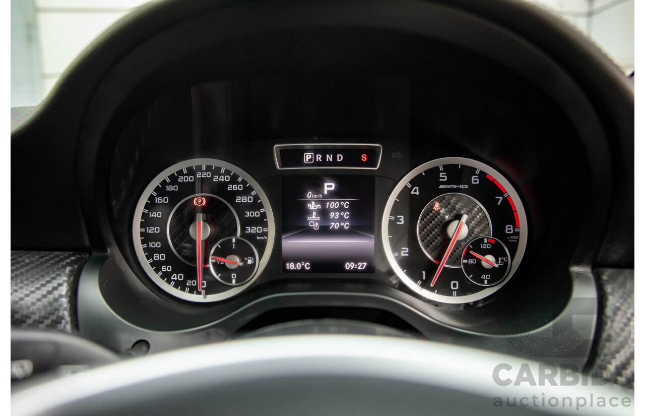 1/2015 Mercedes-Benz A45 AMG 176 MY15 5d Hatchback South Sea Blue Metallic Turbo 2.0L