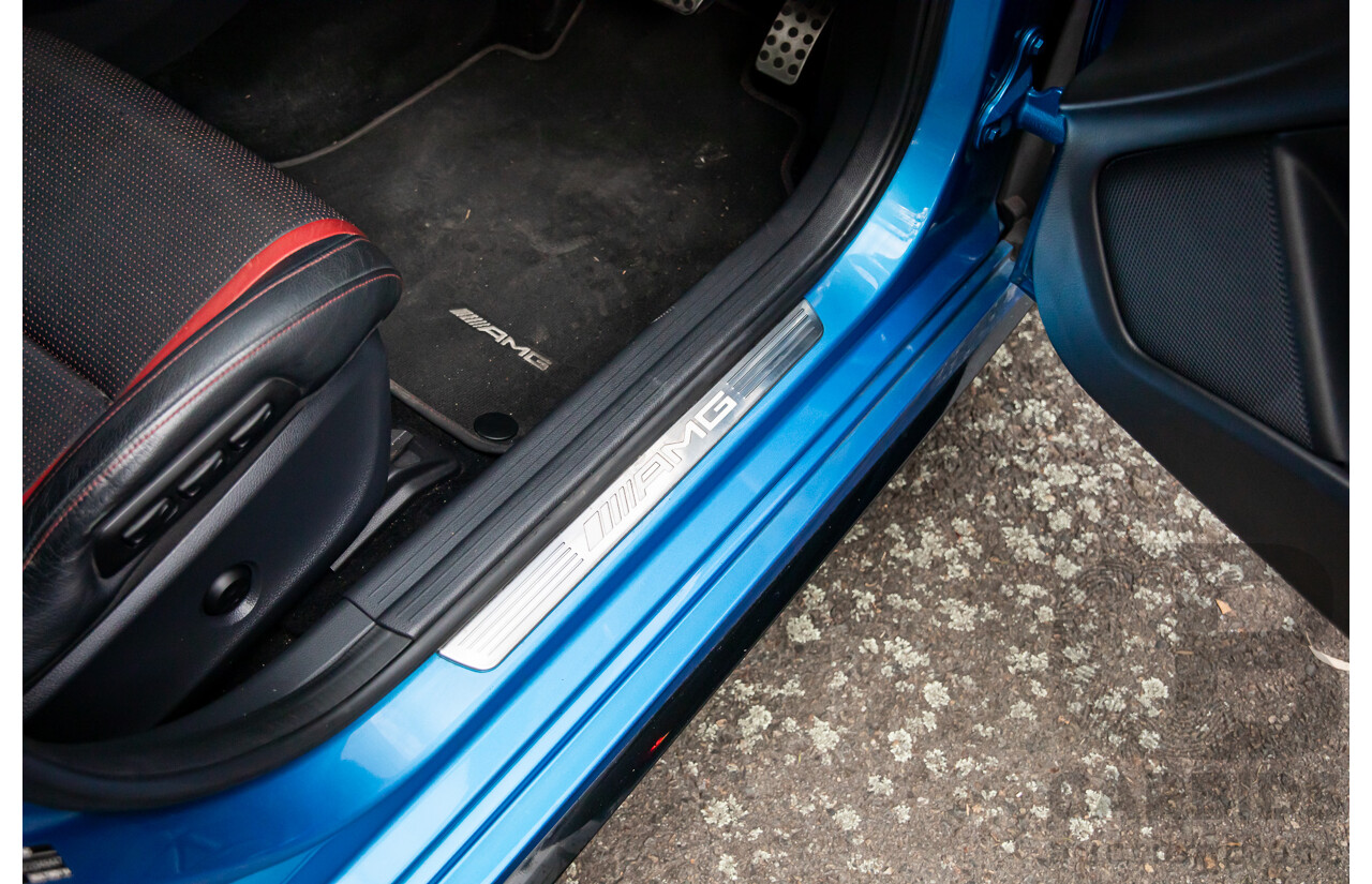 1/2015 Mercedes-Benz A45 AMG 176 MY15 5d Hatchback South Sea Blue Metallic Turbo 2.0L