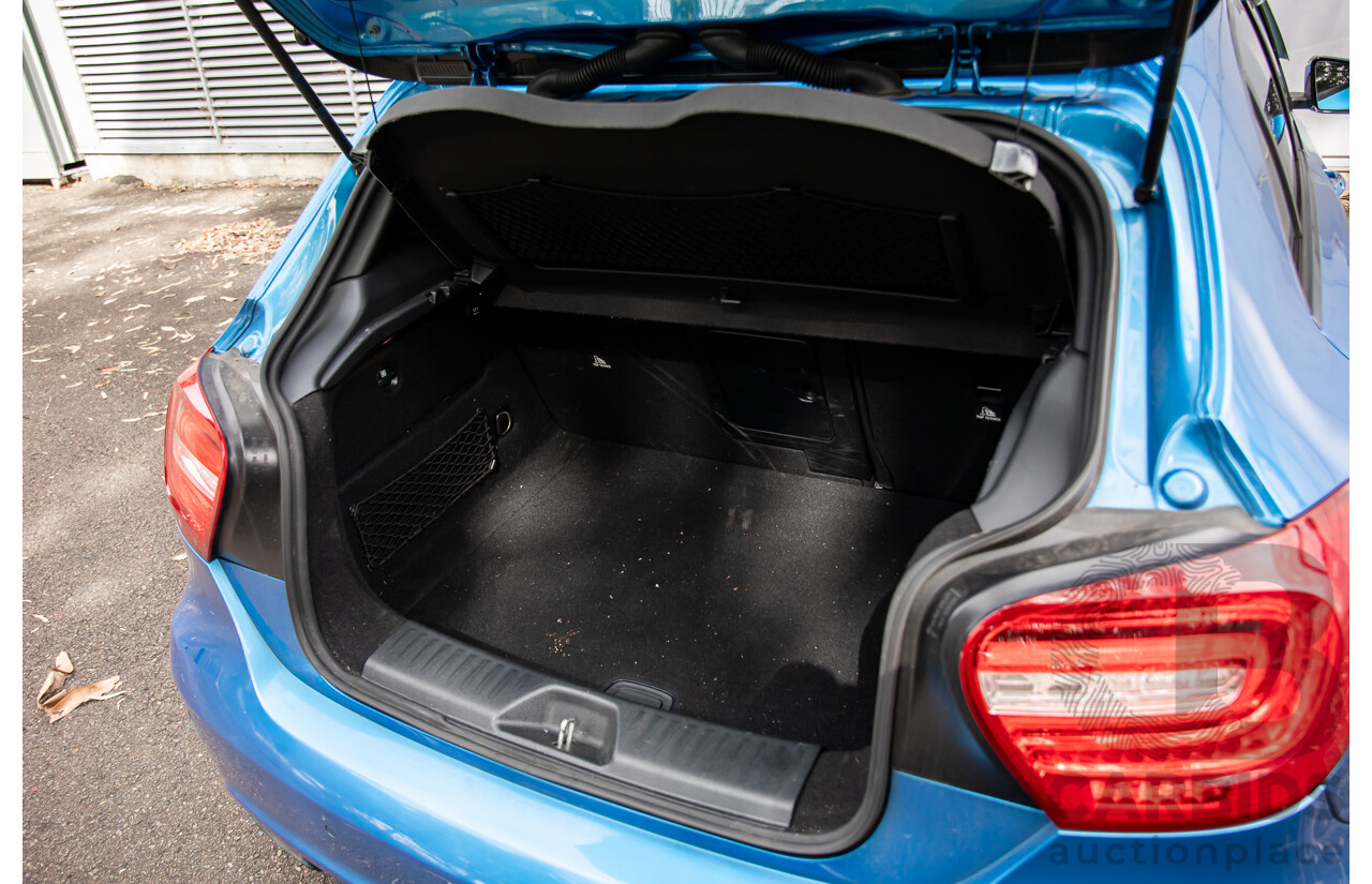 1/2015 Mercedes-Benz A45 AMG 176 MY15 5d Hatchback South Sea Blue Metallic Turbo 2.0L