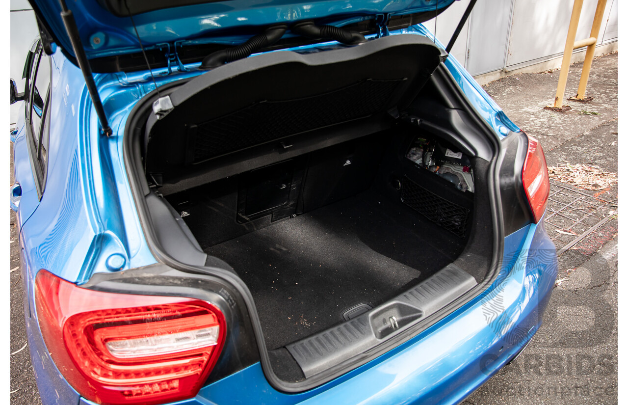 1/2015 Mercedes-Benz A45 AMG 176 MY15 5d Hatchback South Sea Blue Metallic Turbo 2.0L