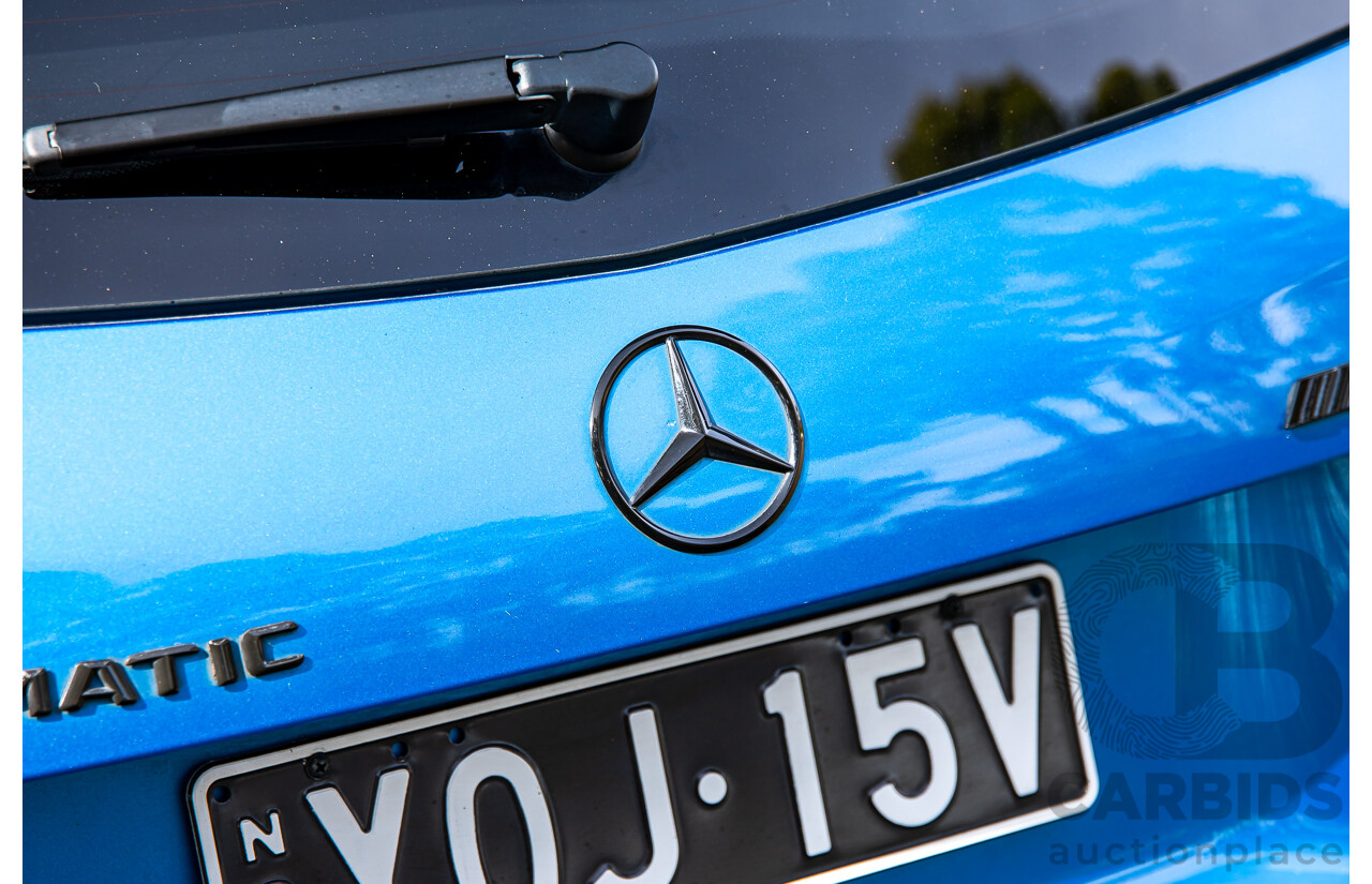 1/2015 Mercedes-Benz A45 AMG 176 MY15 5d Hatchback South Sea Blue Metallic Turbo 2.0L