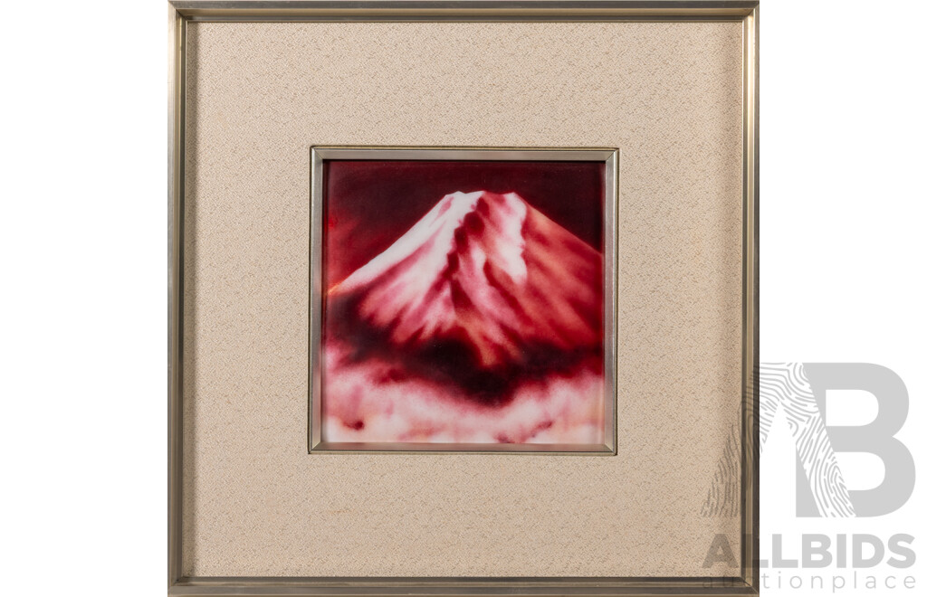 Artist Unknown (20th Century, Japanese School), City of Nagoya, Wonderful Vintage Shippo Yaki Cloisonne Enamel Ware, 37 x 37 cm (frame)