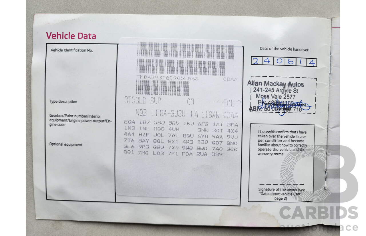 2/2014 Skoda Superb 118 TSI Elegance 3T MY13 4d Wagon Silver 1.8L