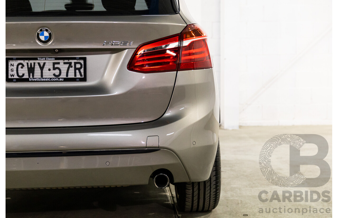 12/2014 BMW 2 25i Active Tourer Sport Line F45 4d Wagon Platinum Silver Turbo 2.0L