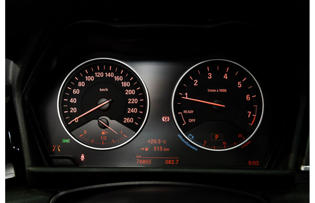 12/2014 BMW 2 25i Active Tourer Sport Line F45 4d Wagon Platinum Silver Turbo 2.0L