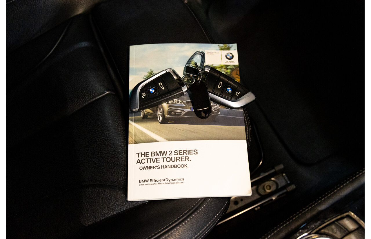 12/2014 BMW 2 25i Active Tourer Sport Line F45 4d Wagon Platinum Silver Turbo 2.0L