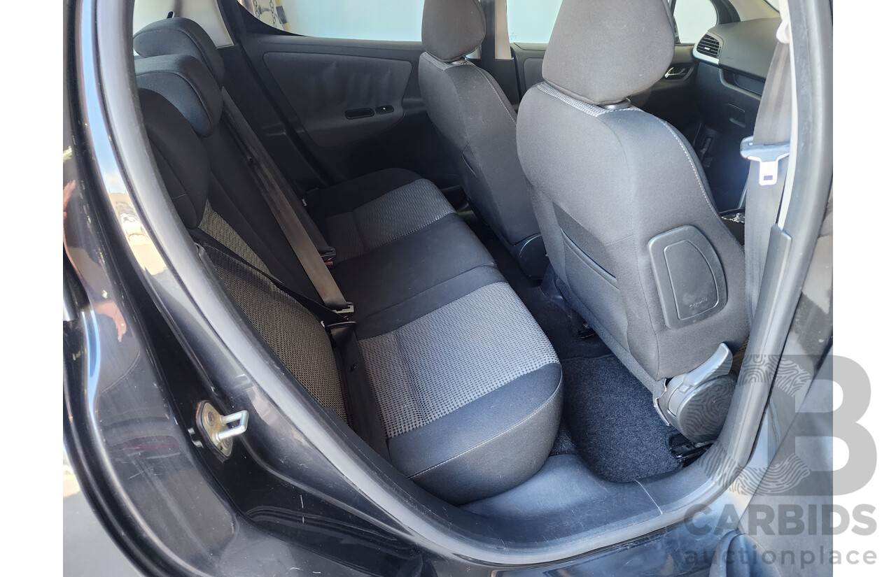 12/2010 Peugeot 207 XT MY10 5d Hatchback Black 1.6L